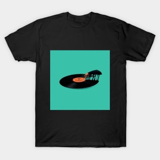 music pizza surrealism T-Shirt